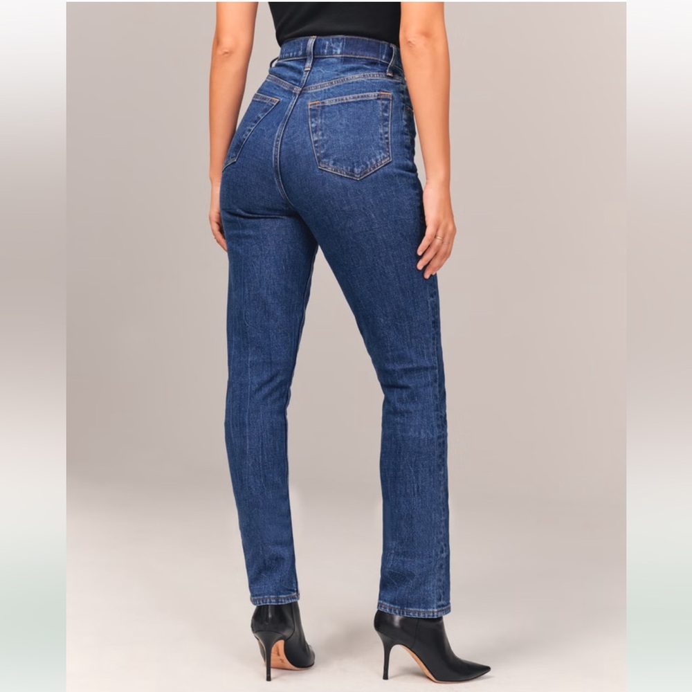 Abercrombie & Fitch The 90s Straight Ultra High Rise. Fits Size 27/4S - 28/6R - Picture 2 of 9